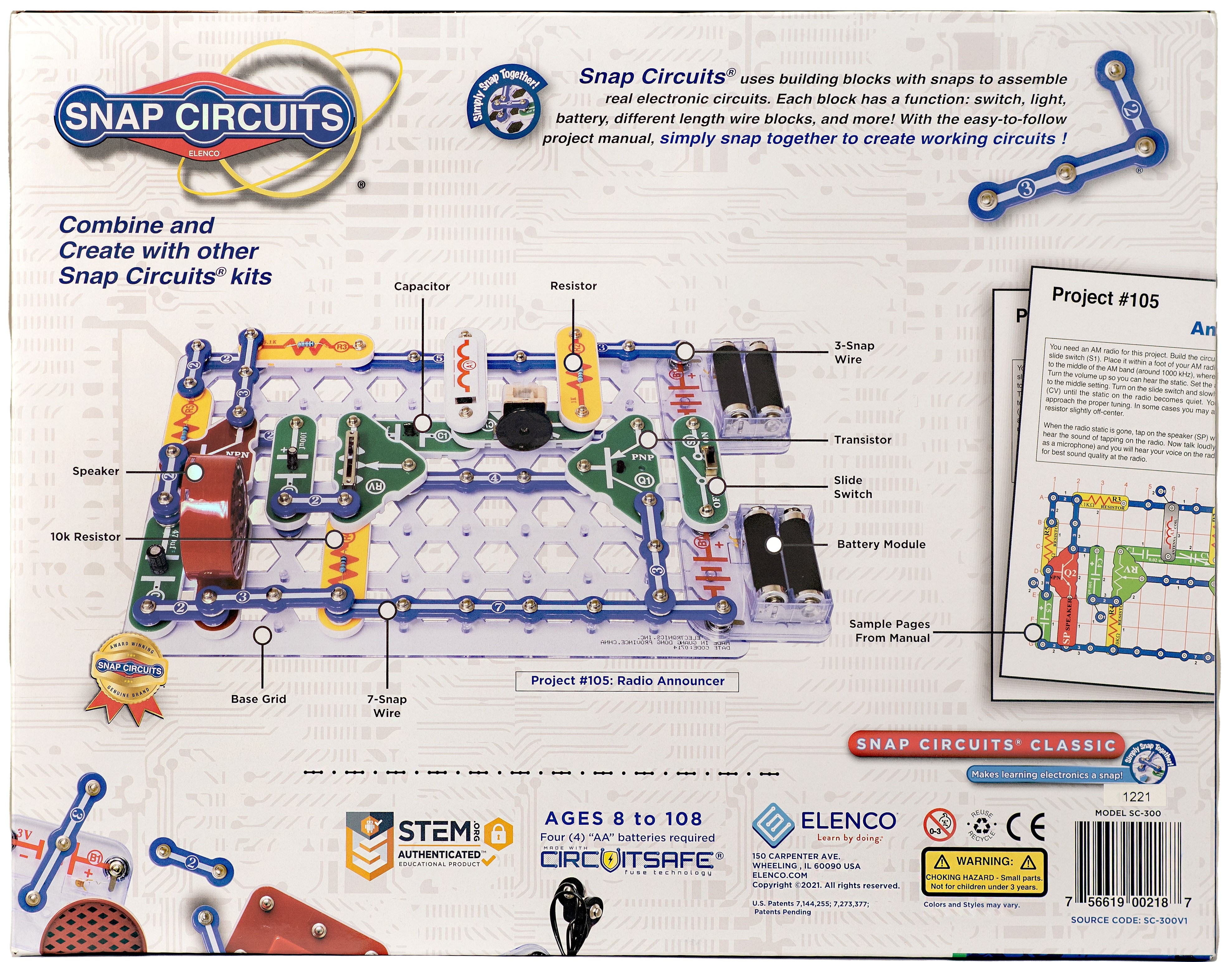 Snap Circuits Classic Electronic Science Kit photo 6
