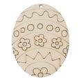 thumbnail image 2 of CoreLiving Unfinished Wooden Easter Cutouts for Crafts and Ornaments, Blank Bunny Rabbit and Egg Shapes DIY Painting Wood Pieces for Home Spring Wreath or Magnet Making, 2 of 6