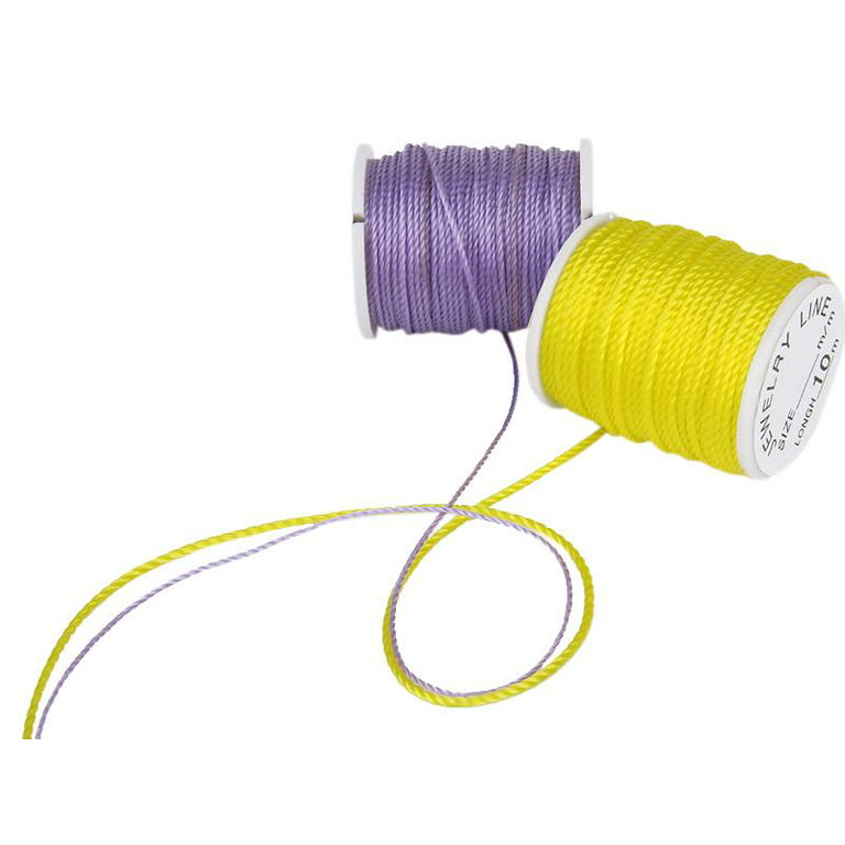 10 Rolls Multicolor Nylon Cord Beading Thread String 1mm DIY Jewelry Making  