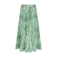 thumbnail image 7 of LIBRCLO Skirts for Women Midi Length A-Line Flowy Summer Skirts with Pockets Elastic Waist Drawstring, 7 of 7