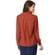 thumbnail image 5 of Camisa Con Cuello En V Y Solapa Con Botones Y Lunares En Forma De Corazón Para Mujer Rojo marrón XL, 5 of 6