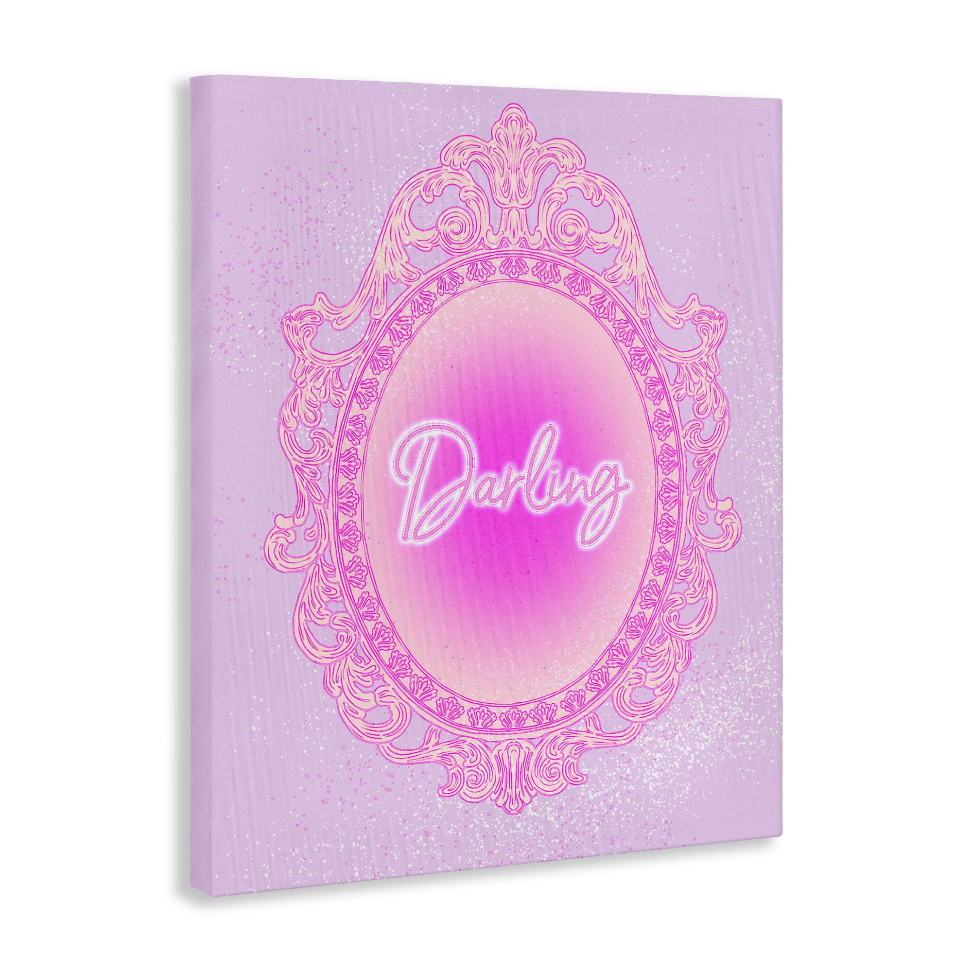 Stupell Industries Darling Ornate Mirror Canvas Wall Art, design by Ziwei Li