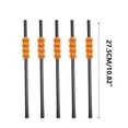 thumbnail image 3 of 5 Pcs Halloween Straws Plastic, Pumpkin Straws Reusable Straight Drinking Straws Halloween Party Decoration Supplies for Beverage Bar KTV, 3 of 7