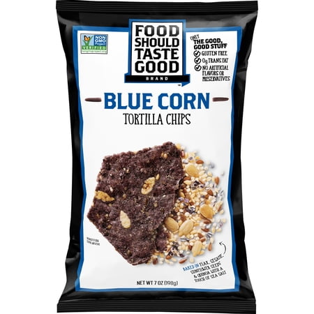 Food Should Taste Good Blue Corn Tortilla Chips