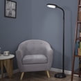 thumbnail image 2 of Lavish Home 73-inch Natural Sunlight Floor Lamp with Bendable Neck (Black), 2 of 6