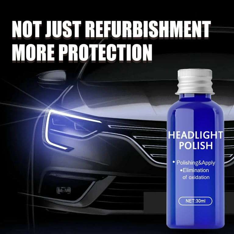 Quick Headlight Clear Coat, Cleans and Prevents Lens Yellowing