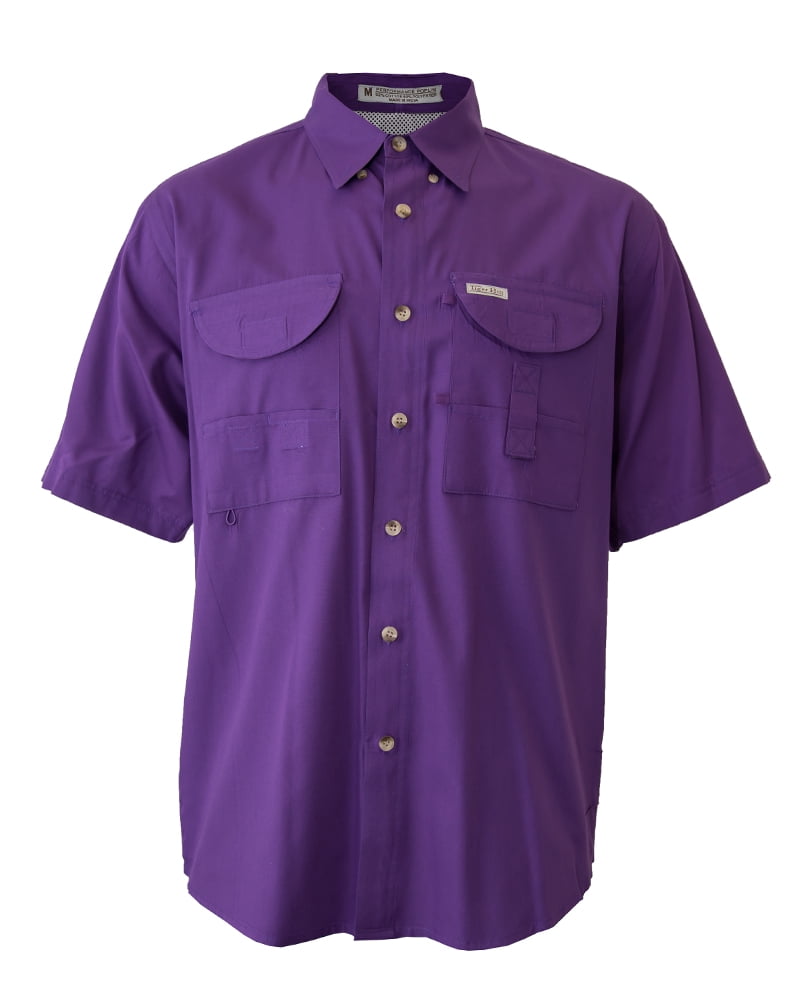 Tiger Hill Men's Tall Fishing Shirt Short Sleeves - Walmart.com