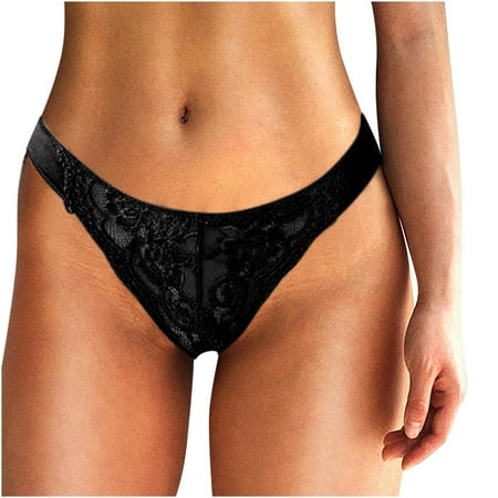 

Lenago Underwear for Women Sexy Lace Underwear Lingerie Thongs Panties Ladies Hollow Out Underwear on Clearance