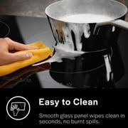 Empava 36 in. Electric Stove Induction Cooktops with 5 Power Boost Heating Elements Smooth Surface Vitro Ceramic Glass in Black