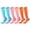 Blue Pink Orange, variant on 6 Pairs Copper Compression Socks for Women & Men Circulation 15-20 mmhg - Better Blood Flow, Swelling, Best Support for Medical, Running, Nursing