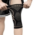 thumbnail image 2 of Rodillera deportiva de iones de cobre con anillo de presión para baloncesto, equipo de protección que absorbe los golpes, rodillera transpirable para ciclismo y montañismo, 2 of 2
