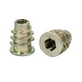 thumbnail image 3 of M5x14mm Interface Hex Socket Threaded Insert Nuts 20Pcs for Wood Furniture, 3 of 5