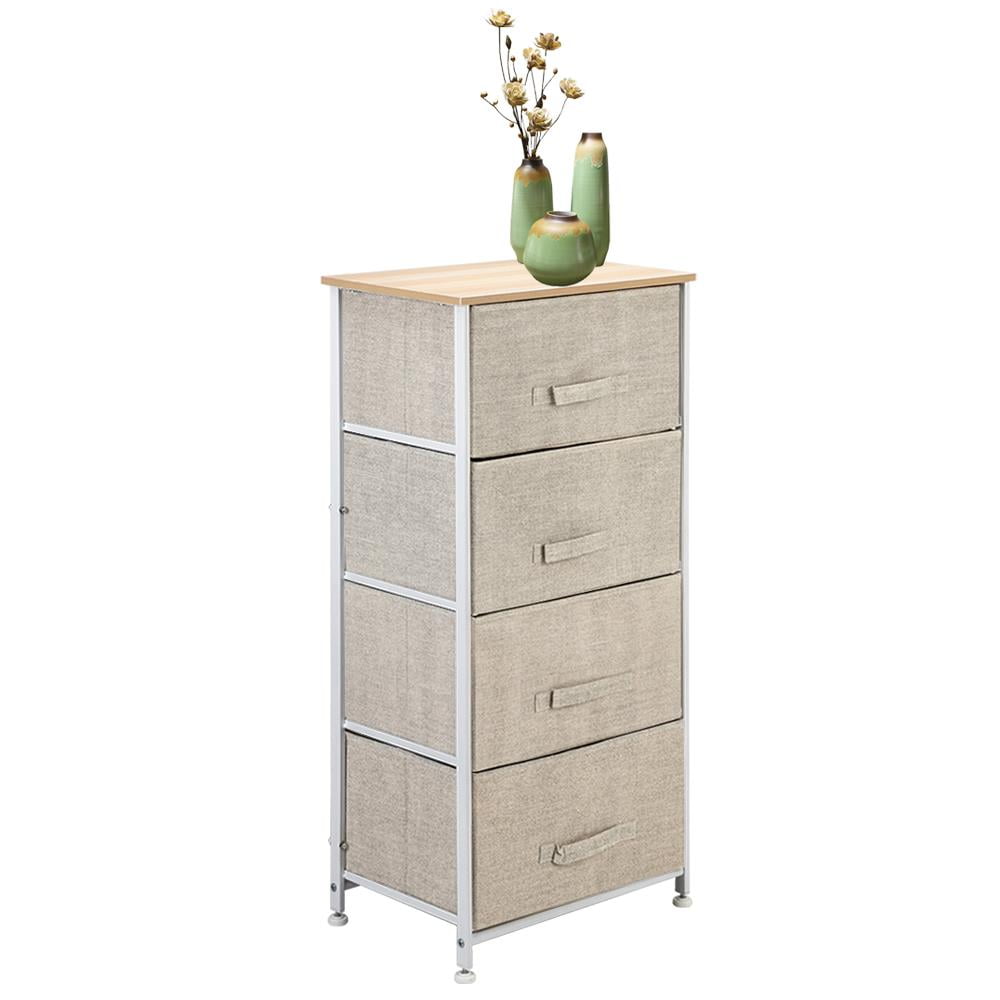 EasingRoom Dresser Tower with 4Drawer, Nightstand Chest for Bedroom