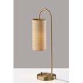 thumbnail image 2 of Adesso Mendoza 25" 1-Light Antique Brass Table Lamp with Natural Woven Paper Shade, 2 of 6