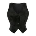 thumbnail image 1 of Douhoow Women Waistcoat Punk Black Sleeveless Vest Vintage Steampunk Tops, 1 of 9