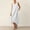 Midi Dresses for Summer-White00, variant on Guieoi Summer Dresses for Women Plus Size for Beach Vacation Sleeveless V-Neck Pleated Pocket Midi Dress Pink S