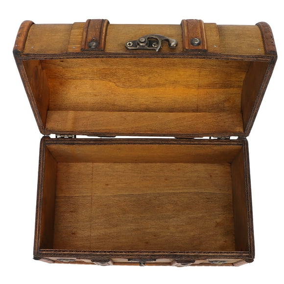Memory Box, Wooden Storage Box Retro Design Long Lasting Elegant Vintage Style For Room For Office For Storing Accessories