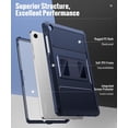 thumbnail image 3 of MoKo Case Compatibility with Galaxy Tab A11+ Plus/A9+ 11-Inch 2026/2024, Shockproof Full Body Rugged Stand Back Cover with Built-in Screen Protector for Galaxy Tab A11+/A9 Plus Tablet,Dark Blue, 3 of 7
