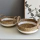 thumbnail image 5 of Cesta de mimbre plegable con tejido de algas marinas, cesta de almacenamiento para decoración de jardín, L, 5 of 5