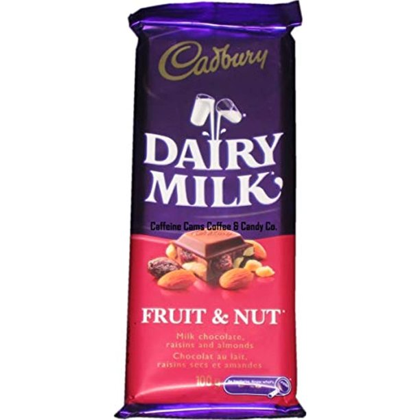Cadbury Fruit And Nut 100G (3.5Oz)