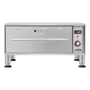 Pemberly Row One-Drawer Commercial Free Standing Warming Drawer in Steel