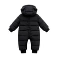 thumbnail image 2 of Newborn Infant Baby Boys Girls Hooded Thick Snowsuit Romper Coat Outwear Jacket, 2 of 4