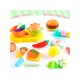 thumbnail image 2 of Valentine's Day 36 Items 61pcs Cutting Play Food Toy For Kids Kitchen Toy Set Pretend Cooking Fruit & Vegetables &Fast Food With Storage Basket,Plasti, 2 of 5