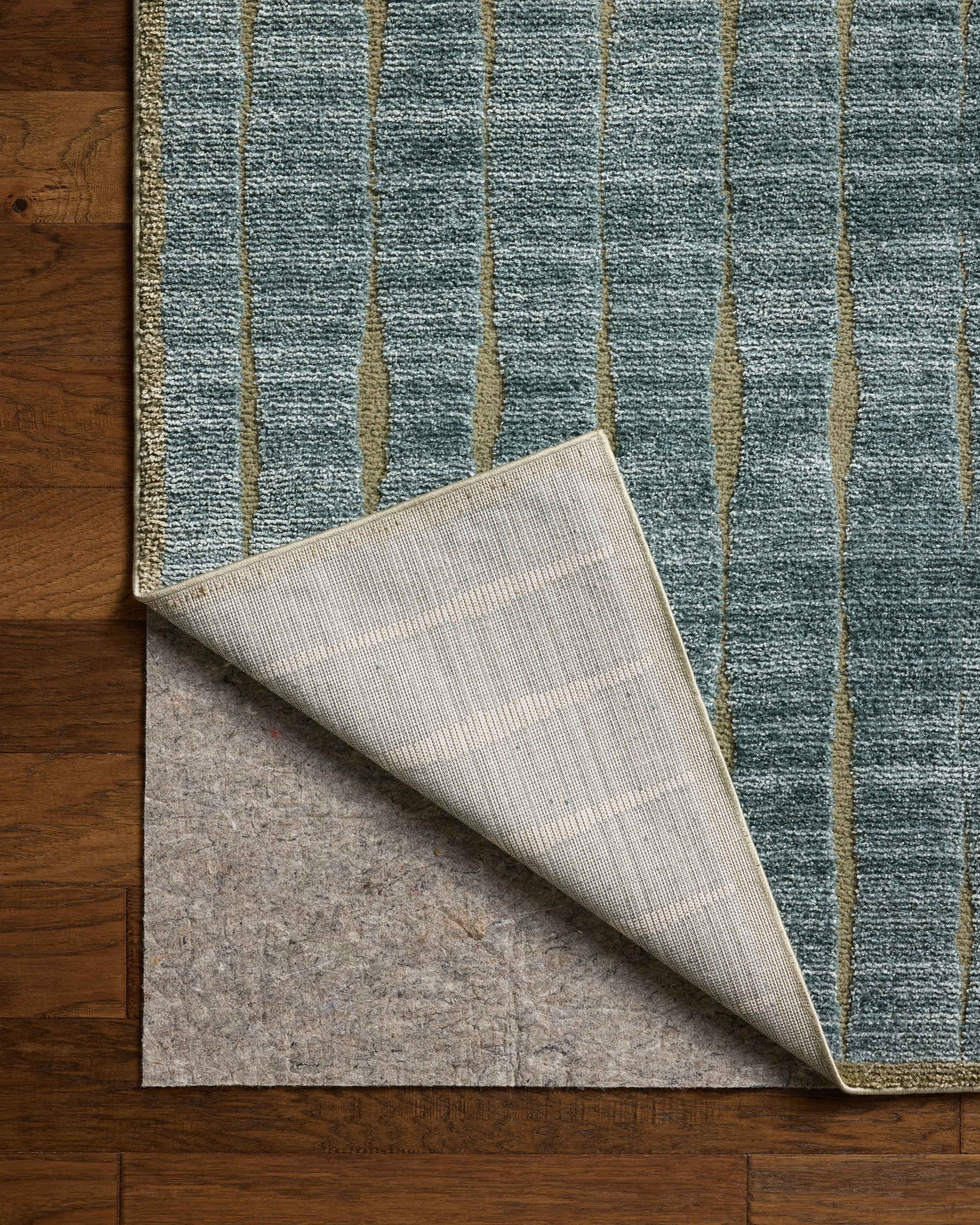 Chris Loves Julia x Loloi Calvin Ocean / Olive 18" x 18" Sample Rug