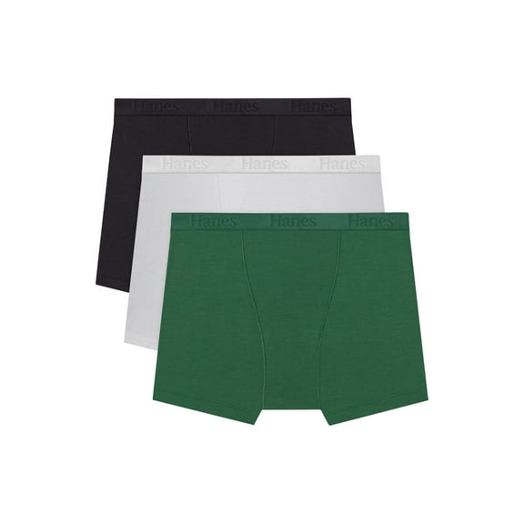 Hanes Originals Women's SuperSoft Boxer Briefs Underwear, 3-Pack, Sizes S-XXL