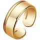 thumbnail image 1 of Anillo ajustable Yashi ancho de oro regalo de joyería para hombre y mujer, 1 of 5