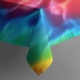thumbnail image 3 of Colorful Tie Dye Mandala Pattern Rectangle Tablecloth 60"x84",Waterproof Polyester Rectangle Table Cloth, Wipeable Spillproof Polyester Tablecloth for Dining, Camping, Indoor and Outdoor, 3 of 5