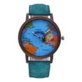 thumbnail image 2 of Xinyolin Creative World Map Plane Unisex Pointer Watch, No Numbers Party Wrist Watch, 2 of 8