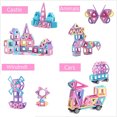 thumbnail image 3 of RUseeN 75 PCS Magnetic Tiles Toys for 3 4 5 Year Old Girls Boys, Castle Magnet Toy Building Block for Kids Toddlers, Magnetic Blocks Montessori STEM Toys for Toddler Girls Gifts, 3 of 7