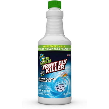FRUIT FLY GOODBYE Gel Drain Treatment | Drain Fly Killer | Fruit Fly Killer | Drain Flies Treatment | Fruit Flies Treatment | Drain Fly & Fruit Fly Eliminator (32 oz)