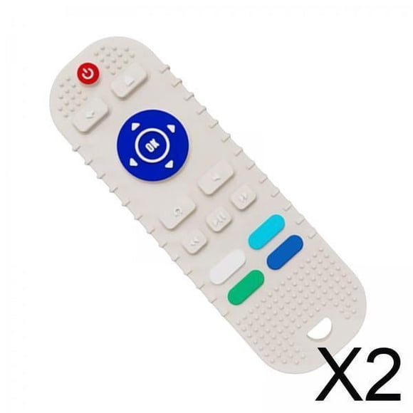 juguetes para masticar para la dentición,mordedor para recién nacidos montessori,juguetes para morder para la dentición del bebé Educación Temprana,TV Control remoto mordedor para bebés
