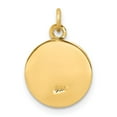 thumbnail image 4 of 14k Yellow Gold Holy Trinity Medal Charm Pendant, 4 of 4