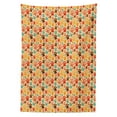 thumbnail image 3 of Ambesonne Dog Lover Tablecloth Rectangular Table Cover, Colorful Paw Print, 52"x70", Multicolor, 3 of 4