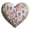 H-3H Home Decor, variant on karymi Heart Shaped Floral Throw Pillows Romantic Home Decor with Soft Fabric Multiple Patterns Colors for Couch Bed Or Valentine's Day Gifts Living Room Decor
