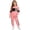 Pink, variant on Gaexia Girls Tracksuit Leopard Print Long Sleeve Set, Matching Joggers Two Piece Outfit, Cozy Athletic Wear for Fall Winter