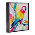 thumbnail image 2 of Stupell Industries Contemporary Expressive Parrot in Bloom Black Framed Giclee Art, 12 x 12, by Chromatic Storm Studio, 2 of 8
