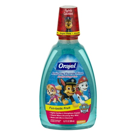 Orajel Anticavity Fluoride Rinse, 16.9 FL OZ