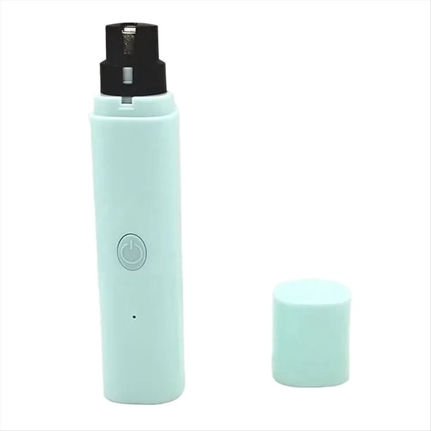 Cortauñas Eléctrico para Perros, Amoladoras de Uñas para Perros, Carga USB Recargable, Luz LED, Uñas Silenciosas para Patas de , Azul