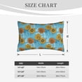 thumbnail image 4 of Honeii Sunflowers Decorative Throw Pillow Case - Elevate Your Couch, Sofa, or Bed with Stylish Home Decor, Perfect Gift Idea-16"x24", 4 of 6
