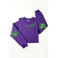 thumbnail image 6 of Lucky Shamrock Elbow Graphic Fleece Sweatshirts., 6 of 9