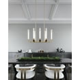 thumbnail image 2 of LP316008PNCR-Kuzco Lighting-Flute - 8 Light Linear Pendant-Polished Nickel Finish, 2 of 5
