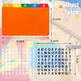 thumbnail image 5 of 50 PCS Index Card Guide Set Alphabet Sticker Index Card Dividers Self Adhesive Number Stickers (Mix Color, 3 x 5 Inch), 5 of 5