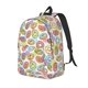 thumbnail image 1 of Balery Glazed Donuts Mochila Clásica Impresa Básica para Viaje, Mochila Escolar Resistente al Agua, Mochila de Lona con Correas Ajustables-Small, 1 of 5