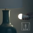 GE LED+ Backup Battery Light Bulb, Flashlight, 8 Watts, Soft White, A21