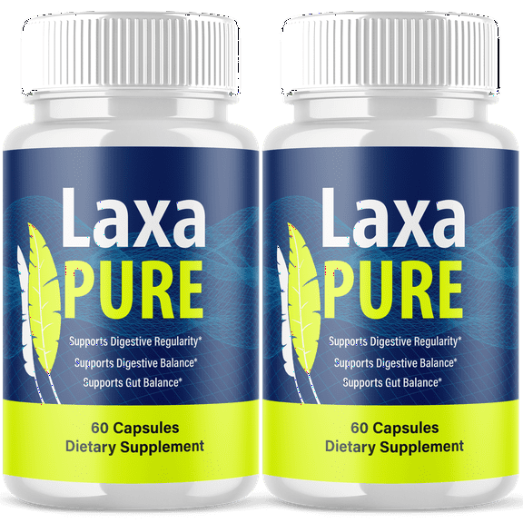 Laxa Pure Gut Health Pills Advanced Formula Digestion Support LaxaPure 120 Capsules