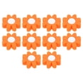 thumbnail image 1 of Uxcell Tennis Racket Vibration Dampener, 10 Pack Racquet Shock Absorber, Orange, 1 of 6